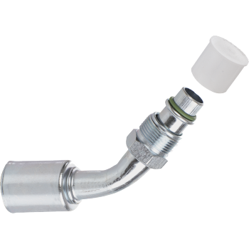 45° Male With Green Joint Hose ID 5/8" , Thread 1"1/16 16h UNF