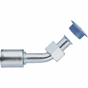 45° Swivel Female SAE Hose ID 5/16" , Thread 5/8" 18h UNF