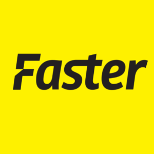 Faster logo