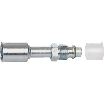 Straight Male With Green Joint Hose ID 5/16" , Thread 5/8" 18h UNF