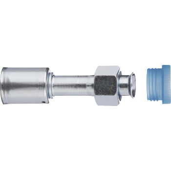 Straight Swivel Female SAE Hose ID 5/16" , Thread 5/8" 18h UNF