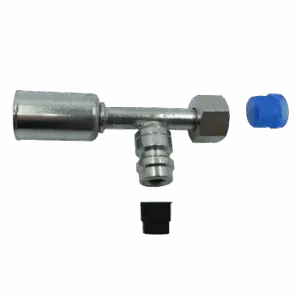 Straight Swivel Female With Green Joint And Valve Hose ID 5/16" , Thread 5/8" 18h UNF