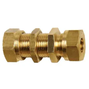 Imperial Equal Bulkhead , 1/8" OD , 1/8" Head Thickness