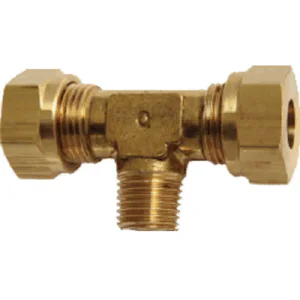 Imperial Male Branch Tee BSPT , 3/16" OD , 1/8" Thread