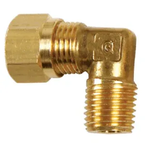 Imperial Male Stud Elbow BSPT , 1/8" OD , 1/8" Thread