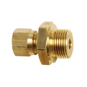Metric Male Stud Coupling BSPP , 3mm OD , 1/8" Thread