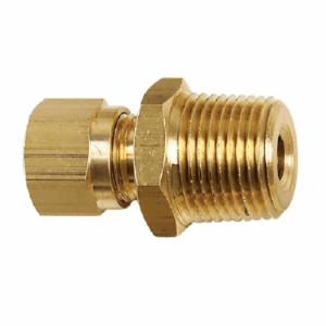 Metric Male Stud Coupling BSPT , 3mm OD , 1/8" Thread