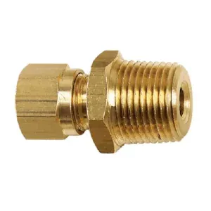 Metric Male Stud Coupling BSPT , 3mm OD , 1/8" Thread