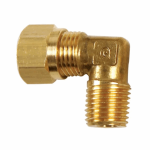 Metric Male Stud Elbow BSPT , 3mm OD , 1/8" Thread