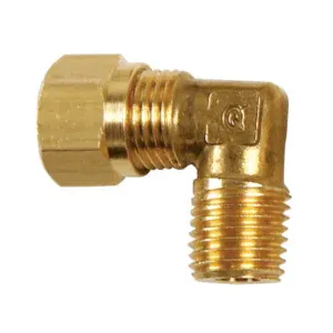 Metric Male Stud Elbow BSPT , 3mm OD , 1/8" Thread