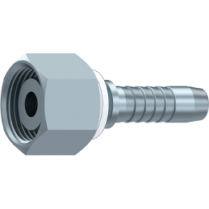 French Metric GAZ (24°) Straight Swivel Female