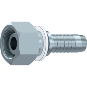 Metric Straight Swivel Female (60° DIN 3868)