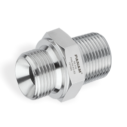 NPT-M x BSPP-M Male Hex Nipple
