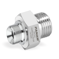 BSPT-M x BSPT-M Male Hex Reducing Nipple