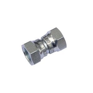 Plated Steel Screw Coupling Female x Female