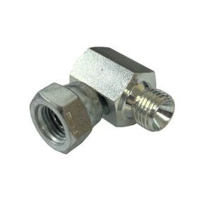 Plated Steel Elbow 1/4"M x 1/4"F