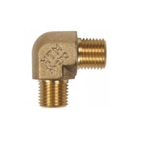 Brass Elbow 1/4"M x 1/4"M