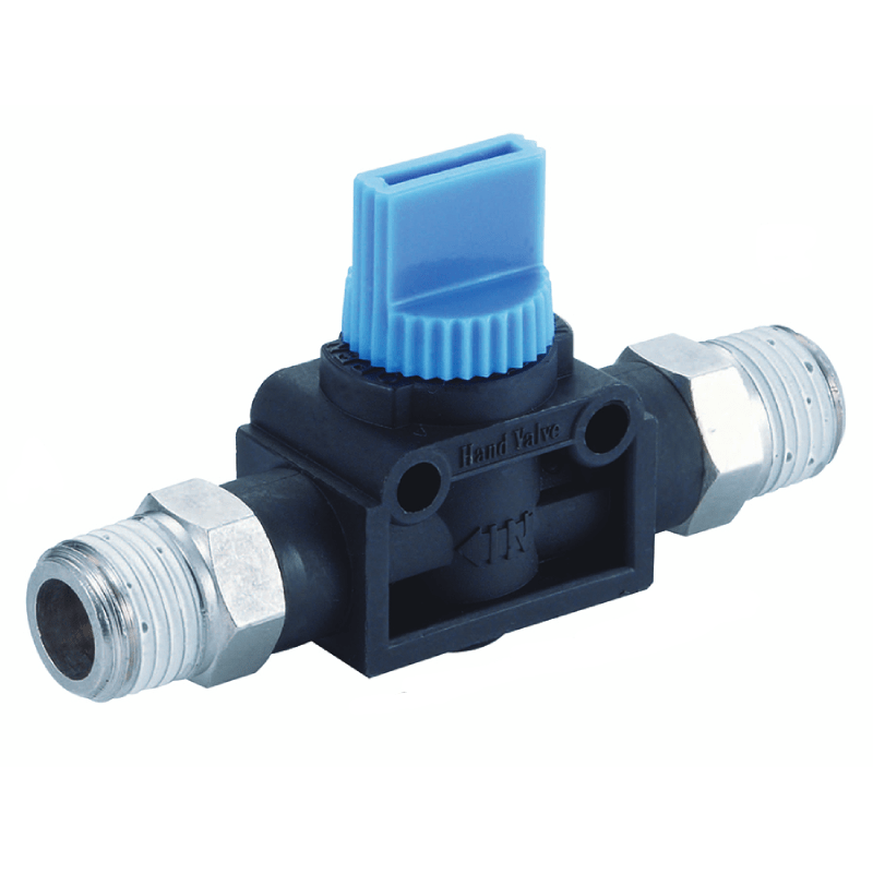 BSPT Hand Valve - Exhausting , Thread A 1/4" , Thread B 1/4"