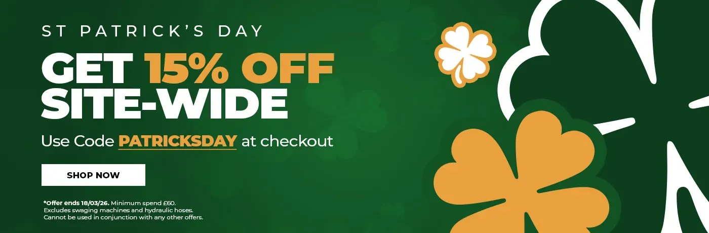 15% off saint patricks day event