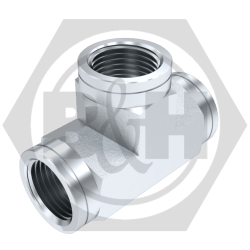 BSP Fixed Female Tee - Forged