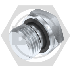 BSP Male Solid Plug Captive Seal For 3869