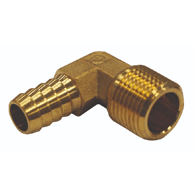BSPT Male to Hose Barb , 1/4" BSPT Thread , 1/4" Hose ID
