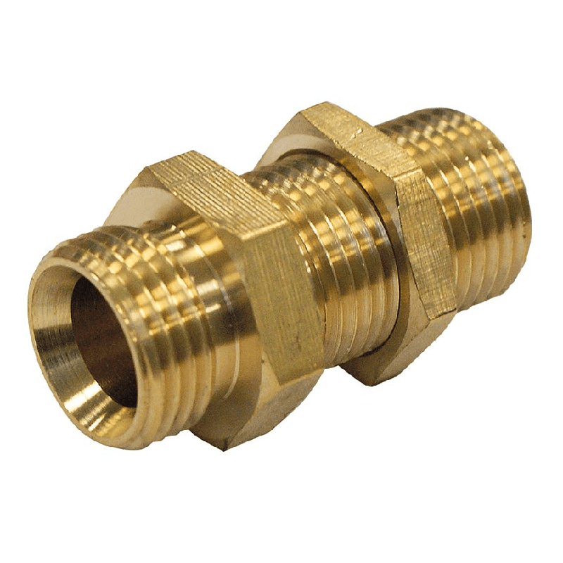 Bulkhead Connector , 1/4" BSPP Thread