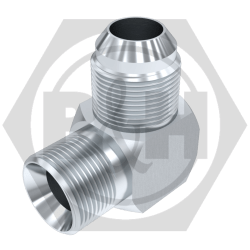 BSP Male x JIC Male 90° Compact Elbow