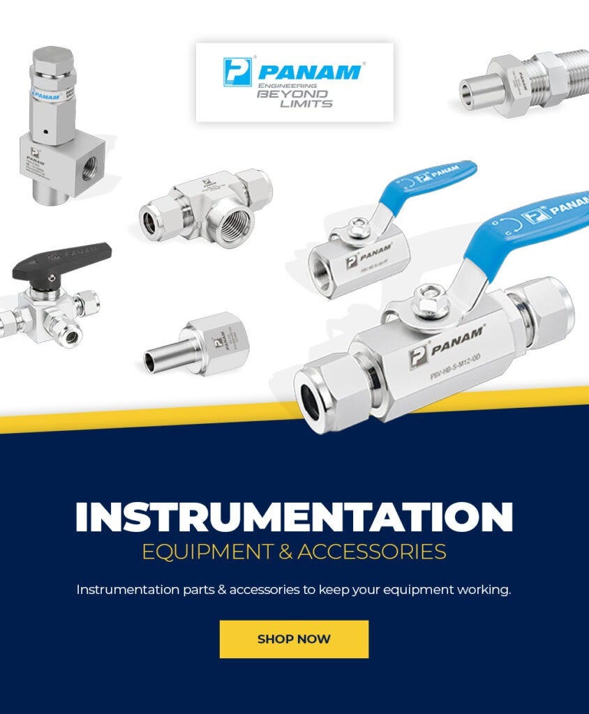 PANAM Valves instrumentation products available online at Hydraulic Megastore