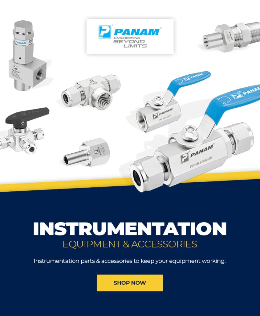 PANAM Valves instrumentation products available online at Hydraulic Megastore