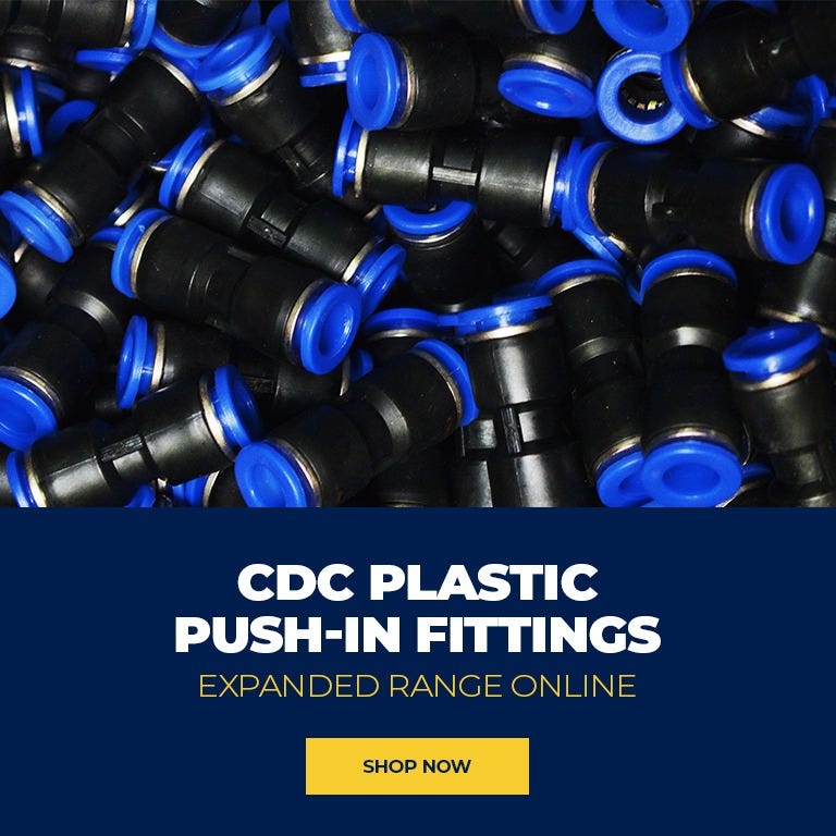 cdc plastic push in fittings