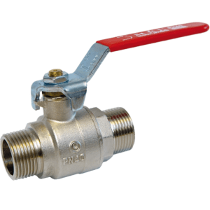 2 Piece Brass Ball Valve BSPP M/M Ends