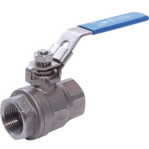 2 Piece Stainless Steel Ball Valve BSPP F/F, NPT F/F Ends, BSPP (ISO 228/1)