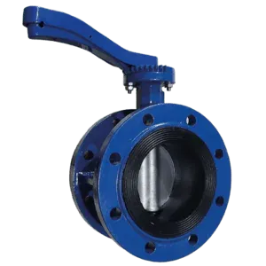 Ductile Iron Butterfly Valve Double Flanged Type