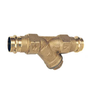 DZR Brass 'Y' Type Strainer Press Ends