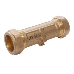 DZR Brass Double Check Valves with Compression Ends