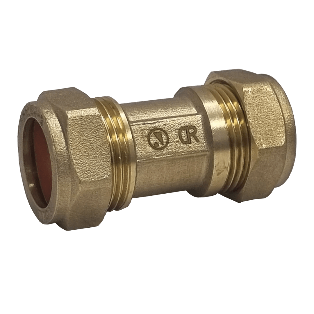DZR Brass Single Check Valve Compression Ends