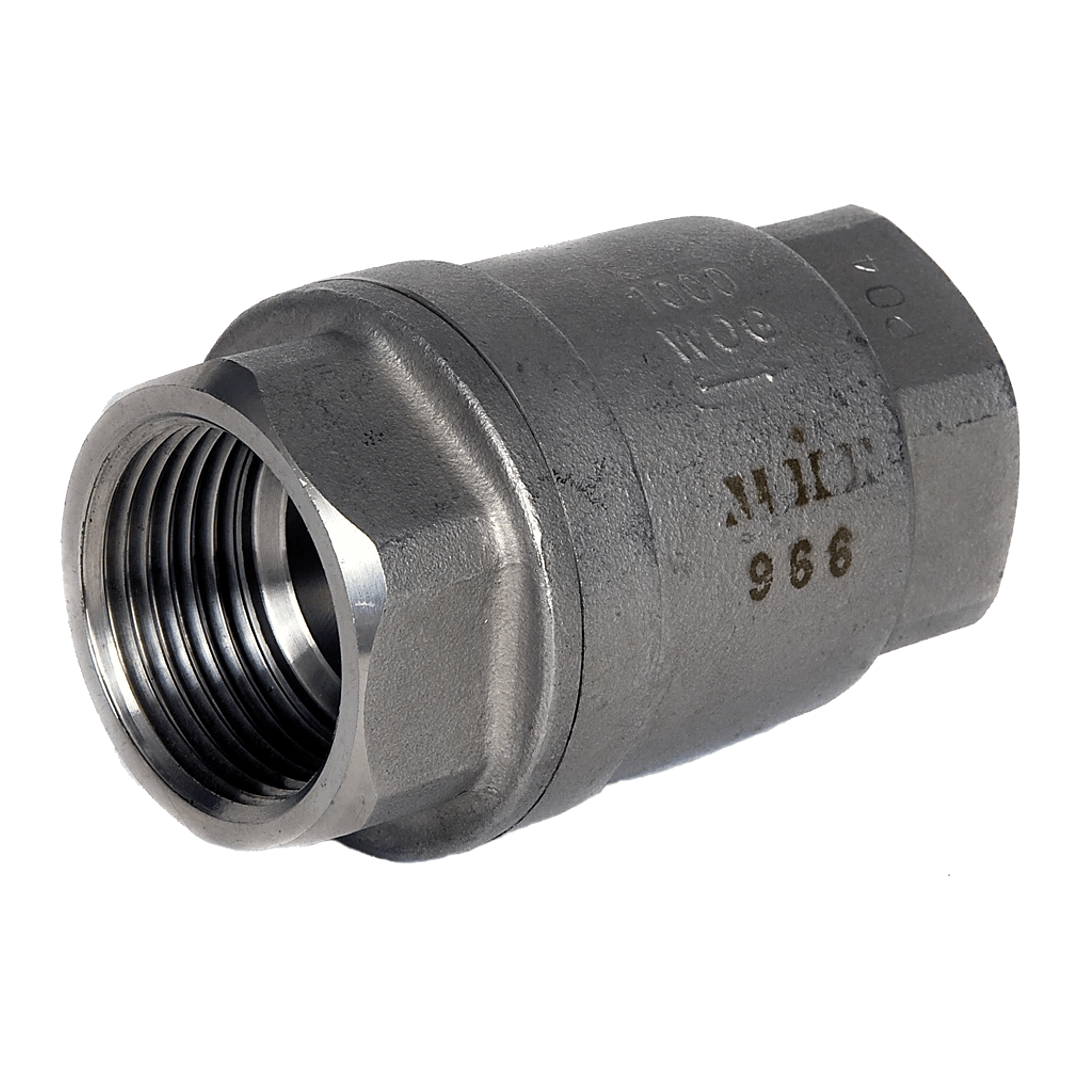 Stainless Steel Spring Check Valve With Metal Seat