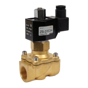 NBR Brass Solenoid Valve Servo-Activated 2/2 Way Normally Opened