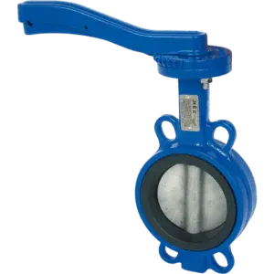 Ductile Iron Wafer Butterfly Valve NBR Liner