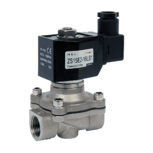 Stainless Solenoid Valve Servo-Activated 2/2 way Normally Closed